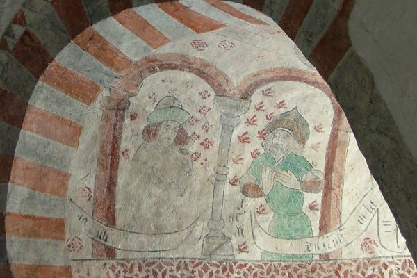 Meadiaeval fresco, Gotland