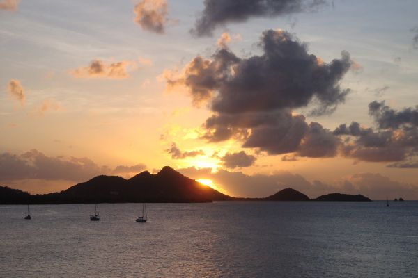 Sunset on Grenada