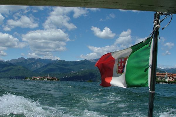 Boat trip on Lake Orta, Italy