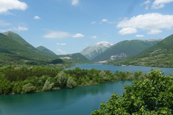 A lake on the tratturo route, Italy