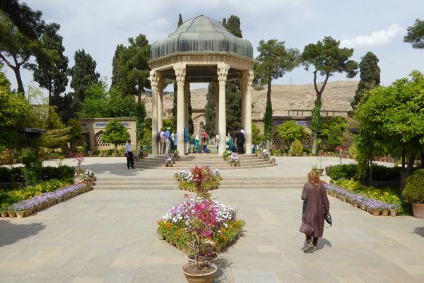 The tomb of poet Hafez in Shiraz, Iran
