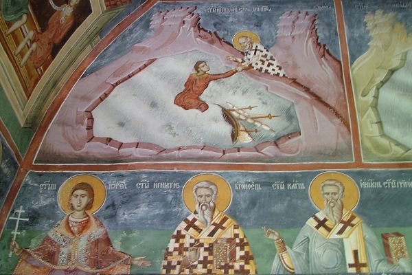 Byzantine frescoes, Montenegro