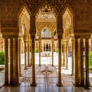 Andalusia Alhambra courtyard