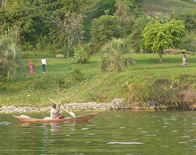 Rwanda lake shore