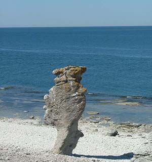 Gotland sea stack