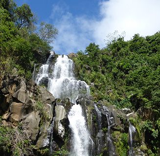 Reunion waterfall