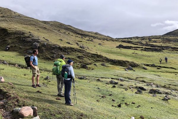 Walking in the Sacred Valley, Peru