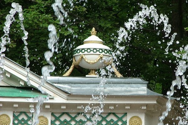 Garden folly at Peter the Great's summer palace, St. Petersburg