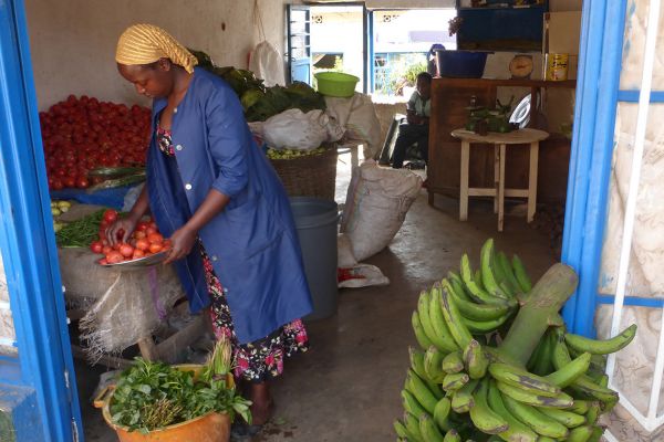 A corner grocery store in Nyamirambo, Kigali