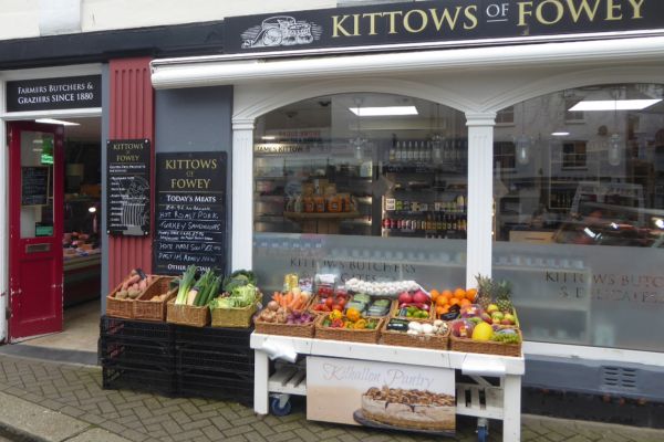 Shop front in Fowey