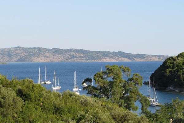 Quiet bay on the northeast coast of Corfu