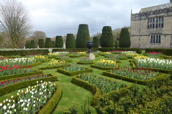 Formal gardens at Lanhydrock