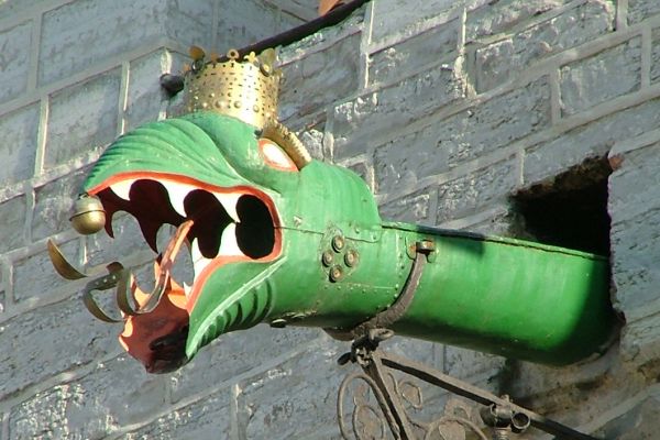 Mediaeval guttering, Tallinn, Estonia