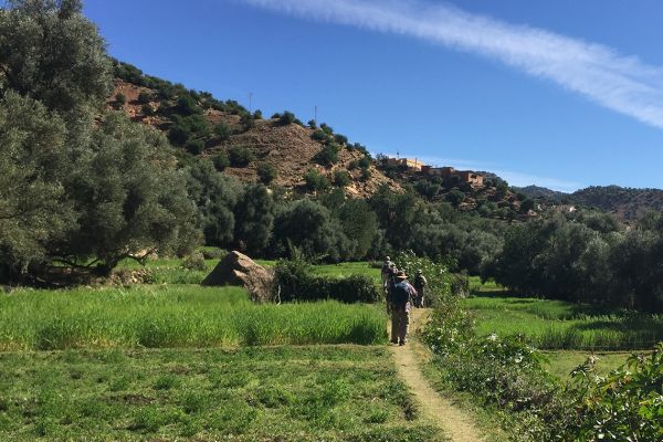 Walking in Mentaga valley