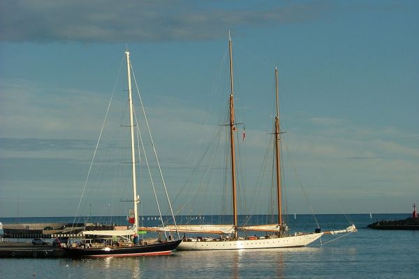 Yachts on the Italian Riviera