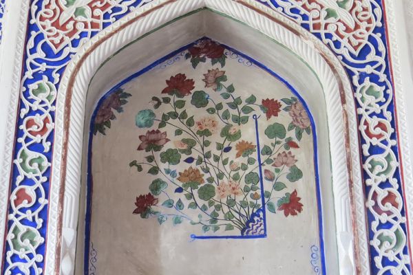 Decorative detail, Khudyar Khan, Uzbekistan