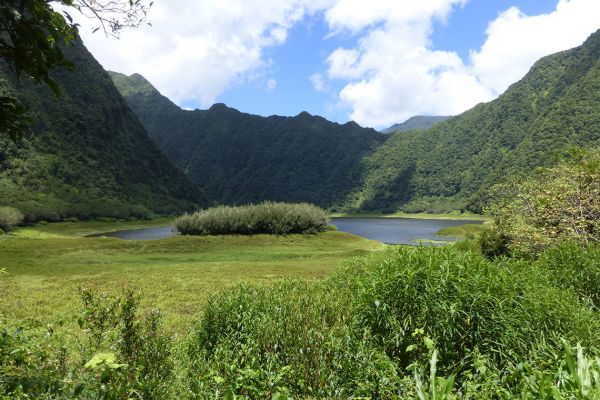 Volcanic lake Grand Étang