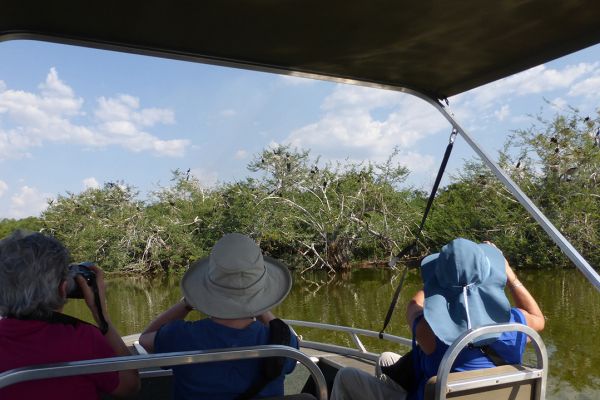 Akagera National Park, boat trip on Lake Ihema