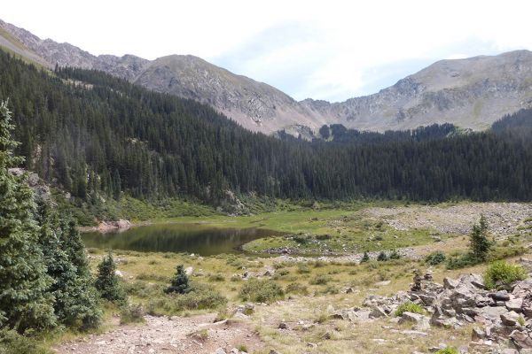 Williams Lake below Wheeler Peak