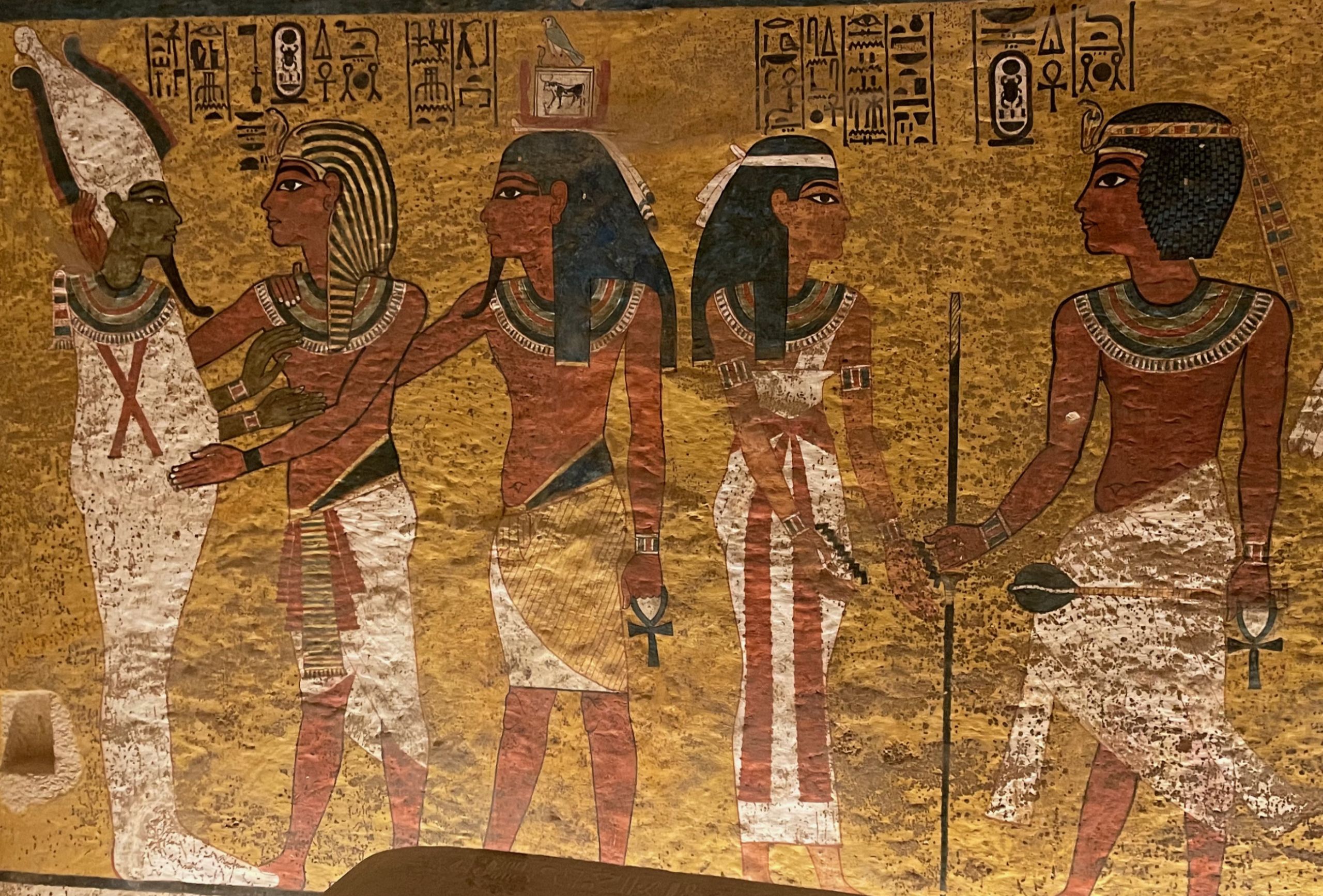 Egypt Tut tomb painting