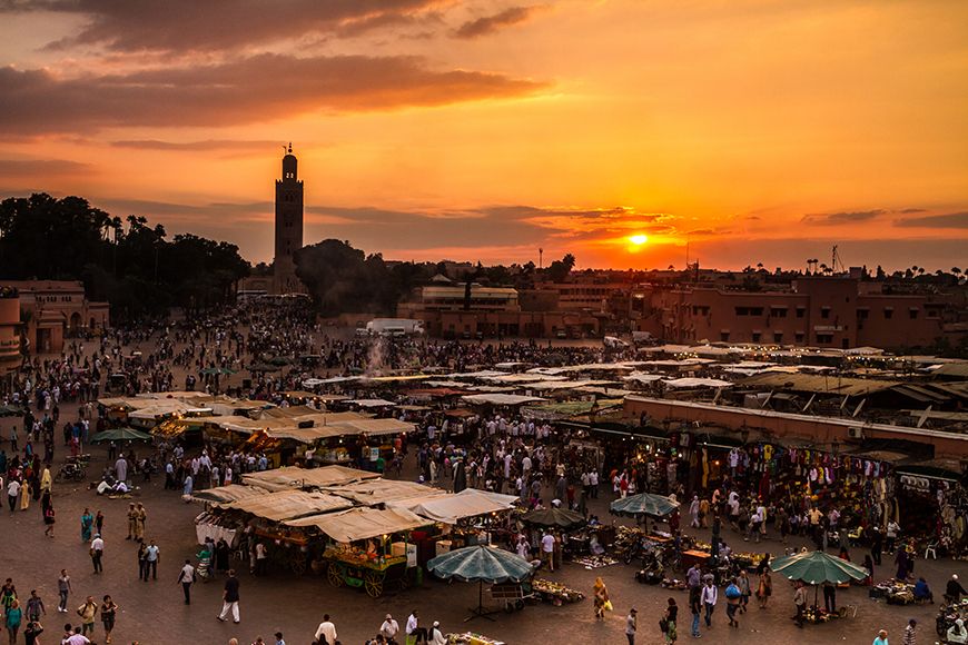 Marrakech sunset