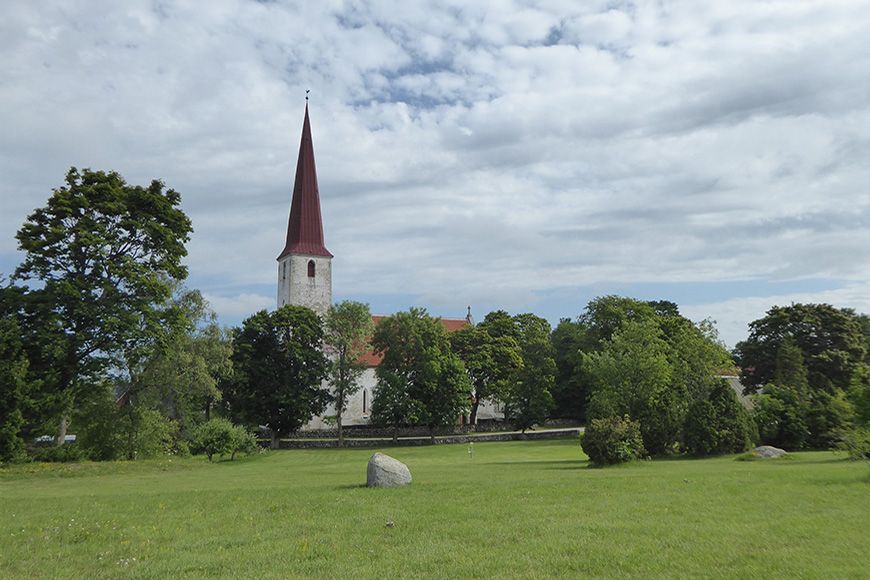 Estonia Kihelkonna church