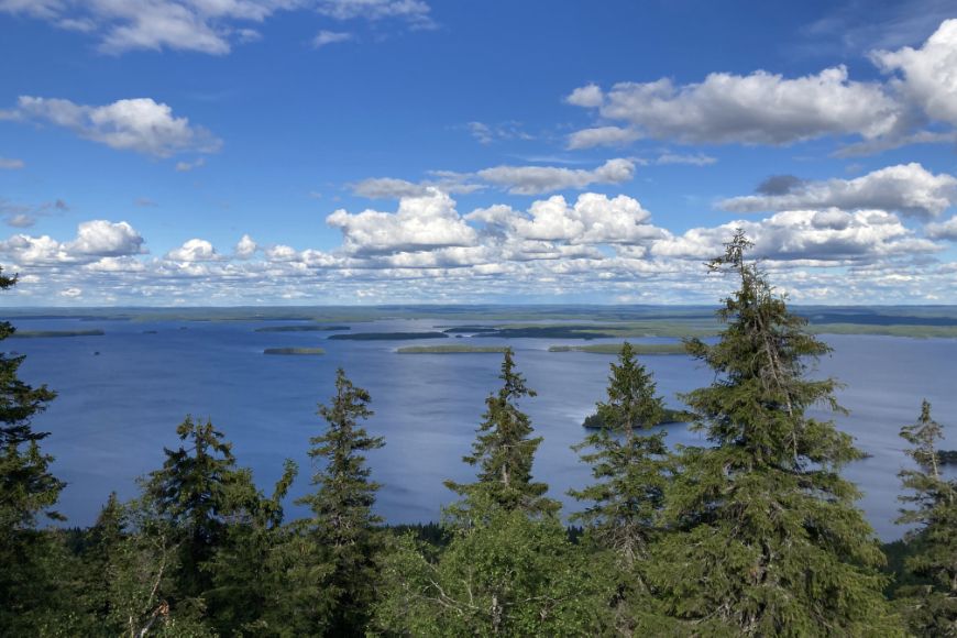 Finland lake Pielinen