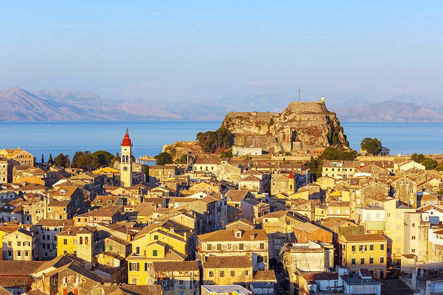 Corfu town