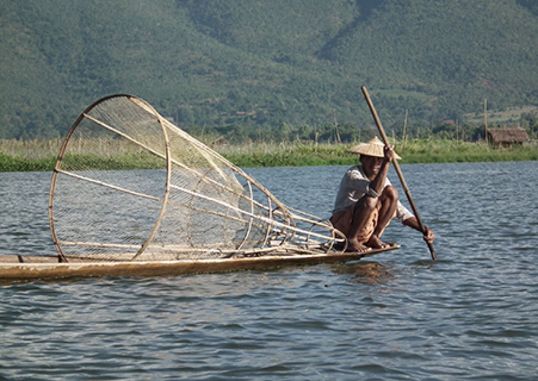 Myanmar fisherman
