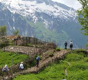 Albania mountain walk