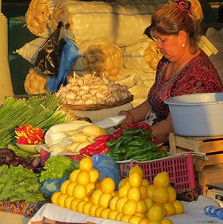 Uzbek market
