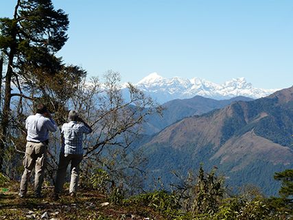 Bhutan walkers